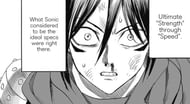 Speed-o'- Sound Sonic as seen in One Punch Man chapter 199 (Image via Shueisha)